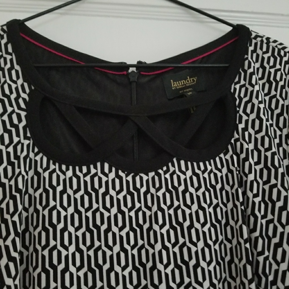 Black and White print dress